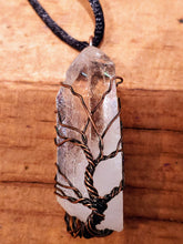 Load image into Gallery viewer, Clear Quartz Wire Wrapped Tree Necklaces