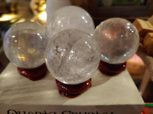 Load image into Gallery viewer, Clear Quartz Crystal Scrying Ball
