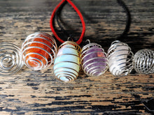 Load image into Gallery viewer, Spiral Gemstone Cage