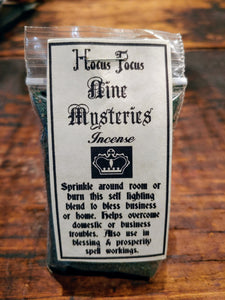 Hocus Pocus Nine Mysteries Incense