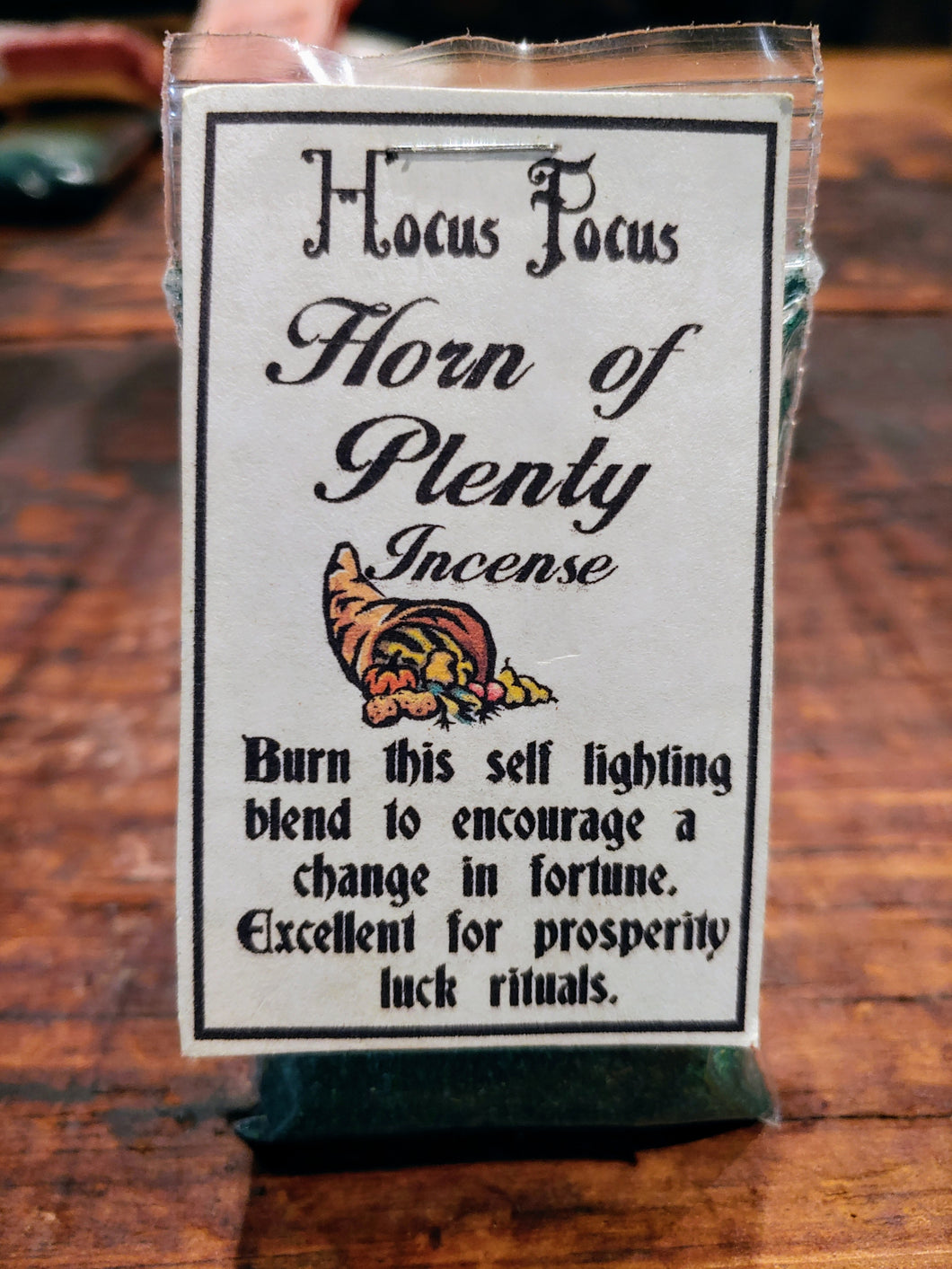 Hocus Pocus Horn of Plenty Incense