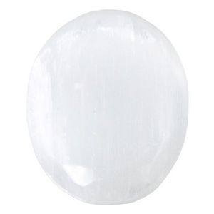 Selenite Soothing Palm Stones