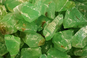 Calcite, Green (Raw & Tumbled)